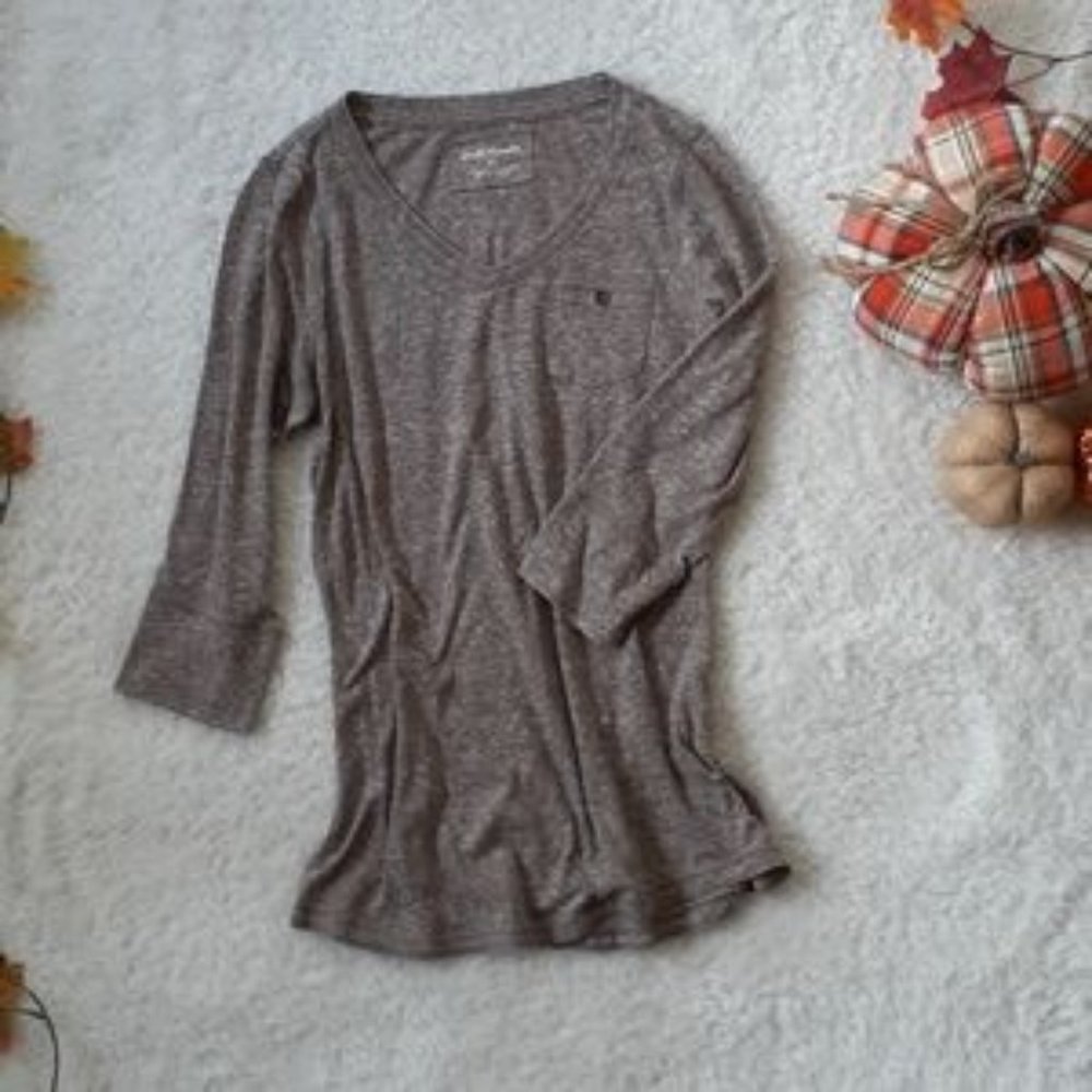 FREE w/ Bundle Ruff Hewn 3/4 Sleeve Light Soft Purple Tee Size XS
